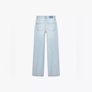 Zara Straight Leg Jeans in Light Blue